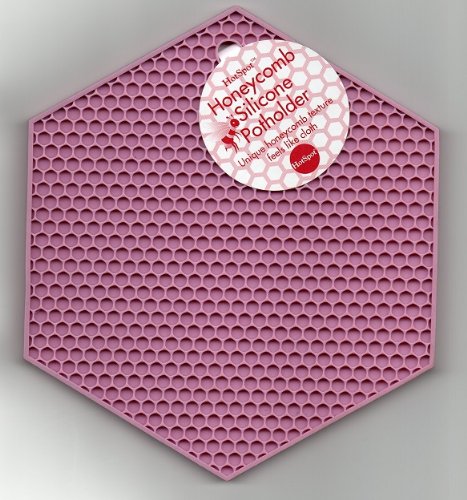 HotSpot HoneyComb Silicone Pot Holder, Pink 07466