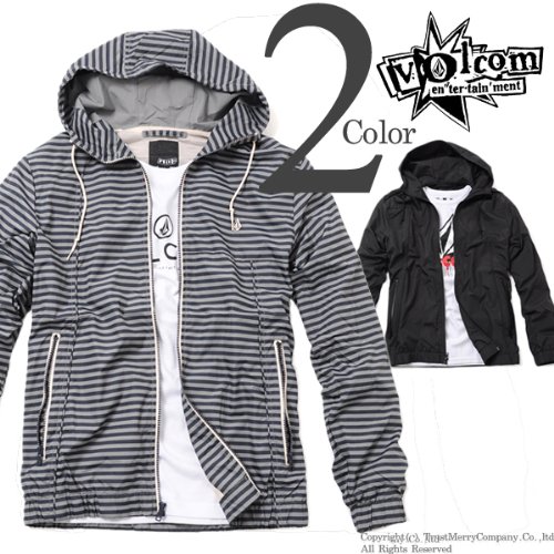 VOLCOM (ボルコム) フード付きナイロンジップパーカージャケット [並行輸入品]