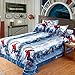 USpiece 3D Spider-Man Cotton Quilt / Duvet Cover Set Kid's Bedroom 4 pcs Bedding Set 100% Cotton Queen