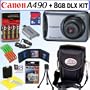 Canon PowerShot A490 10.1 MP Digital Camera + 8GB Deluxe Accessory Kit