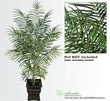 Artificial 7 Inch  Palm Trees Tropical Areca