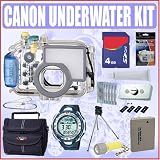 Canon WP-DC27 Waterproof Case for Canon PowerShot SD990IS + Underwater Deluxe Accessory Kit