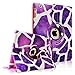FINTIE (Graffiti) 360 Degree Stylish Rotating Magnetic Case Smart Cover With Swivel Stand For Apple iPad 4th Generation Retina Display / the new iPad 3 / iPad 2 (Wake/sleep Function)