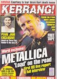 KERRANG MAGAZINE BACK ISSUE 602 METALLICA - PEARL JAM - KORN - TERRORVISION - BON JOVI - RANCID