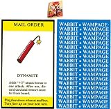 Mail Order Dynamite Card for 1985 Wabbit Wampage Adventure Board Game