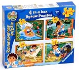 Go Diego Go - 4 in a Box Jigsaw Puzzles