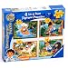 Go Diego Go - 4 in a Box Jigsaw Puzzles