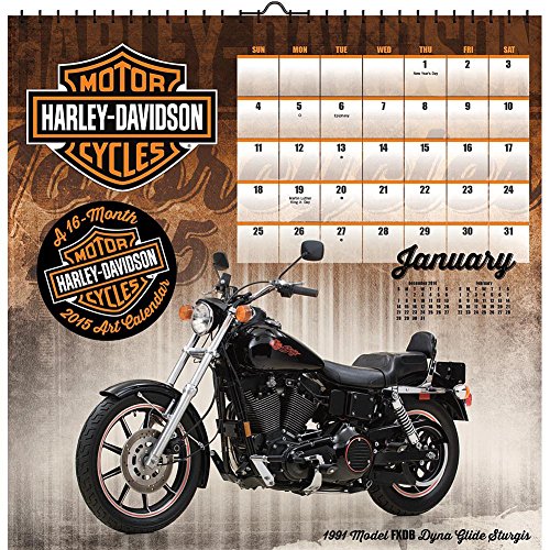 Harley-Davidson Premium Art 2015 Wall Calendar