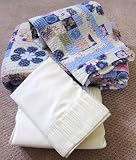 7pcs Printed Patchwork Quilt and Sheets Set