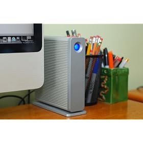 LaCie d2 Quadra Hard Disk eSATA/FireWire800/FireWire400/USB 2.0 Desktop External Hard Drive (Aluminum)