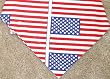 Miracool Dog Bandanas - Help Protect Your Dog From the Summer Heat Stress - USA Red, White and Blue Bandana