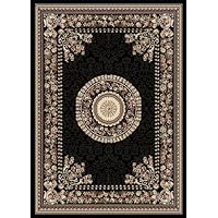 Traditional Area Rug, Home Dynamix Optimum Black