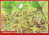 Produkt-Bild: Reliefpostkarte Chiemgauer Alpen