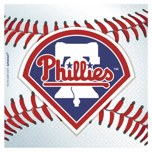 Philadelphia Phillies Beverage Napkins - 36 Ct at Amazon.com