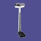 Scale, w/ Height Rod, 500-Lb Capacity, 10-1/2x14x57-1/4, Sold as 1 each