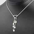 Sterling Silver Necklaces - Charms - Length: 16-18", Height: 56: mm