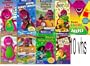 barney set 10vhs : Barney's Campfire Sing-Along, barney waiting for santa, Riding in Barney's Car, barney songs, Colors & Shapes , Barney - Sing and Dance with Barney, Barney's Adventure Bus (, Making New Friends, Barney Rhymes With Mother Goose