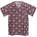 Auburn University Logo AU Tigers Scrubs Top Shirt-Size XXL- 100% Natural Cotton - NOT a CHEAP BLEND - For HIM or HER- GIFT Ideas for Man Men Woman Women Ladies Nurses MOM Mother or DAD Father