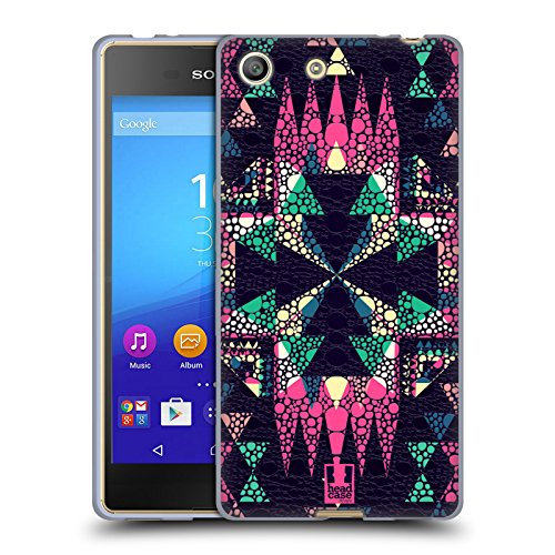 Head Case Designs Aztec Chameleon Skin Patterns Soft Gel Case for Sony Xperia M5 / M5 Dual