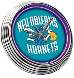 New Orleans Hornets Neon Clock