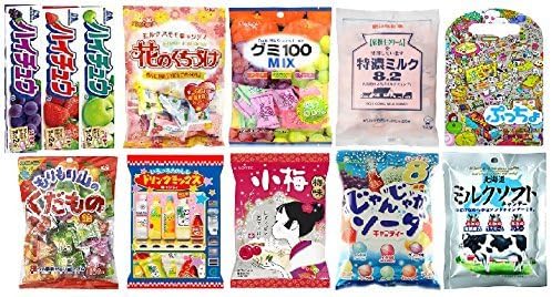 Japanese Popular Gummy & Candy Variety Packs with New Carton Box Shipping!! Good for Gift by Japanese Candy
