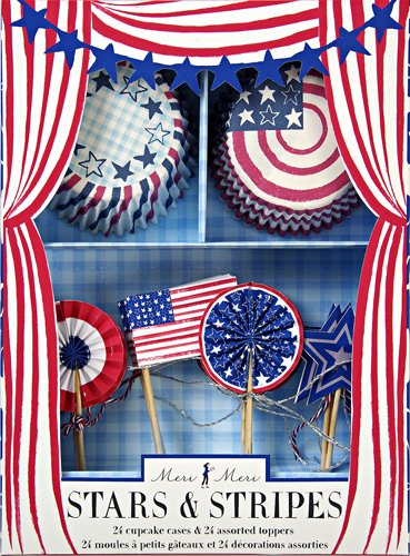 Meri Meri Cupcake Kits, Stars and Stripes
