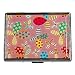 PINK FLOWERED ART DECO STYLE CIGARETTE CASE