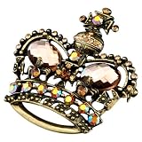 Pugster Vintage Crown Brooches And Pins