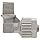 Tefen Fiberglass Polypropylene Compression Tube Fitting, 90 Degree Elbow Adapter, Gray, Tube OD x NPT Male