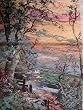 Gorgeous Completed Wool Needlepoint Canvas- Forest , F