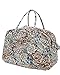 Belvah Quilted Floral Paisley Weekender Duffel Bag