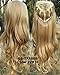 Simpleyourstyle 16colors 3/4 Half Hair Extensions Body Wave Wigs,Synthetic Hair Extensions,wig Stand Gift Heat Resistant Brown Blonde Clip in Hair Extensions U Pick 200g