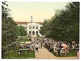 IMAGE OF Photochrom Reprint of Grand Hotel and Kurgarten, Norderney, Germany