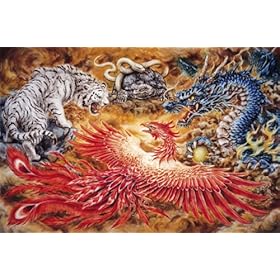 【クリックで詳細表示】究極パズルの達人 3000スモールピース 四神図 21-101