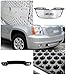 Spec-D Tuning for Gmc Yukon Denali Xl Chrome Upper Mesh Grill, Lower Grille Combo 2Pcs