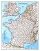Map of France, Belgium, And The Netherlands Maps Art Poster Print, 24x31