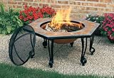 CobraCo FB8003 Mosaic Rim Fire Bowl with Screen and Cover