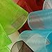 Black Shimmer Sheer Organza Ribbon, 7/8