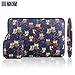 Kamor 15 15.4 inch MacBook Pro Canvas Fabric Laptop Sleeve With Extra MacBook Charger case Bohemian Style (Owl Blue) Case Cover Shell Superior Protection Laptop Sleeve Case Bag