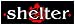 Shelter - Red, Black & White Logo - Sticker / Decal