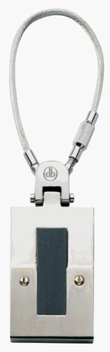 Click here to buy Dolan Bullock Athens Stainless Steel, Titanium and 18K Gold Key Ring.