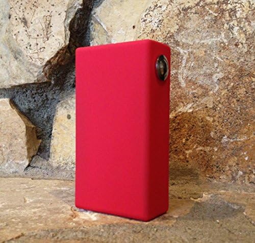 Rubberized Matte Finish ABS Mechanical Mod by Cigreen - Red