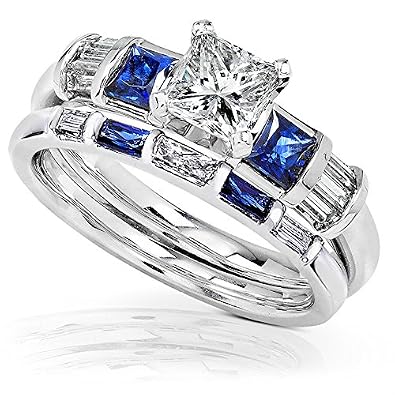 Wedding ring sets sapphire