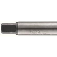Dormer MTT-X E051 Powdered Metal Spiral Flute Threading Tap, For Mild Steel, Coolant-Through, TiAlN Coated, Round Shank With Square End, Modified Bottoming Chamfer