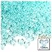The Crafts Outlet 1,000 Plastic Transparent Tribeads 10mm Light Blue Beads