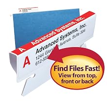 Smead Viewable Color Labeling System, Label Pack Refill, 3.5 Inches, White, 160 per Pack (64915)