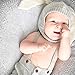 Efaster Baby Toddler Kids Knitted Crochet Rabbit Ear Beanie Winter Warm Hat Cap