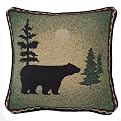 Rocky Creek Lodge Reversible Pillow - Bear