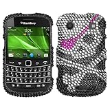 BlackBerry 9930 Bold Touch/ Montana Rhinestones Protector Cover Case - Cros ....