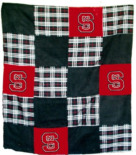 NCSU NC State Wolfpack Patchwork Quilt Blanket